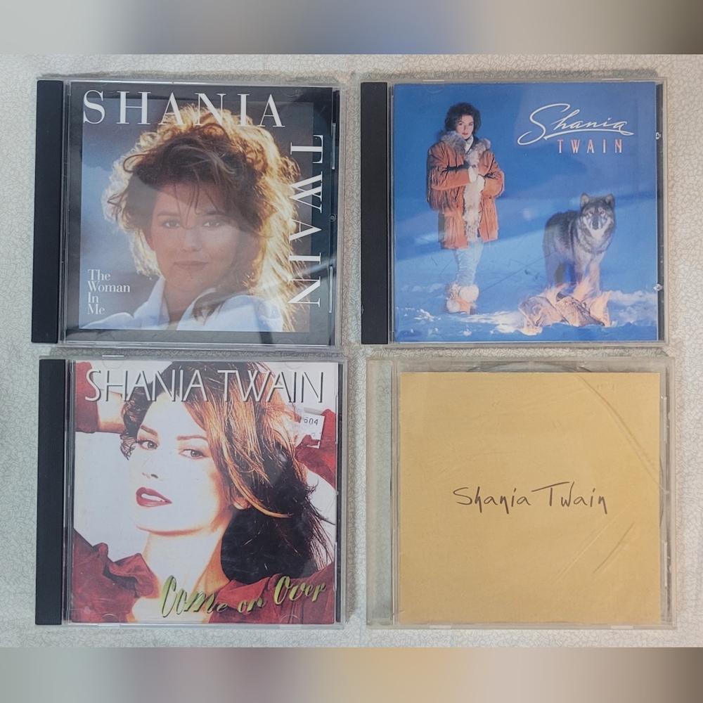 (4) Shania Twain Country Music CDs